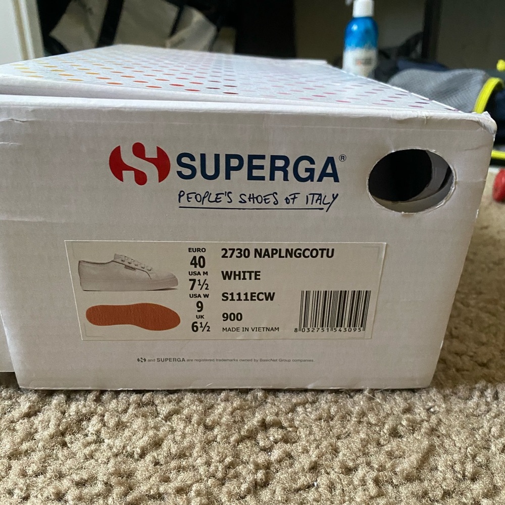 Superga Leather Shoe Brand New